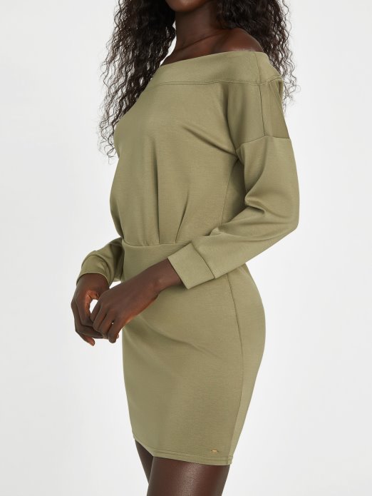 Guess Shopping Marti Haljina S Otvorenim Ramenima Isprana 32\\